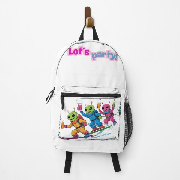 Item preview, Funny Aliens on Snowboards Let's party! designed and sold by NothingFunny - Just Life.