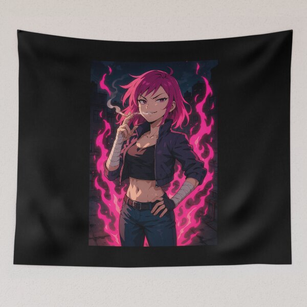 Item preview, The Pink Flame – Street Queen of Fire designed and sold by CesArt  D..