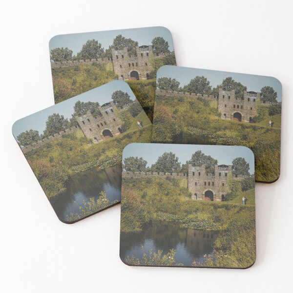 Item preview, Reflections of Time – Cardiff Castle and the Moat designed and sold by Rowena Ko.