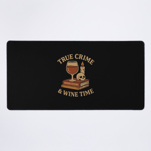 Item preview, True Crime and Wine Time Books Skull Candle Design designed and sold by Giggle Gear.