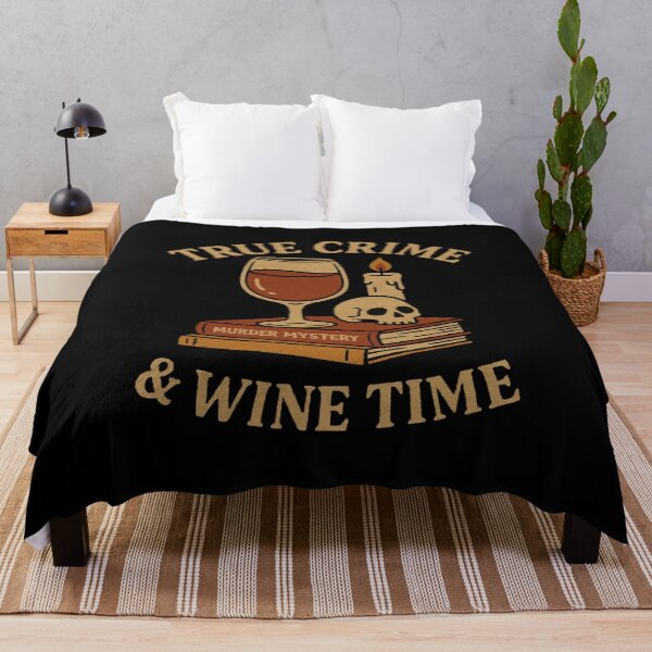 Item preview, True Crime and Wine Time Books Skull Candle Design designed and sold by Giggle Gear.