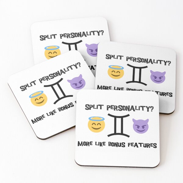 Item preview, Zodiac puns - Pisces - Split personality, more like bonus features  designed and sold by PixiePaletteP.