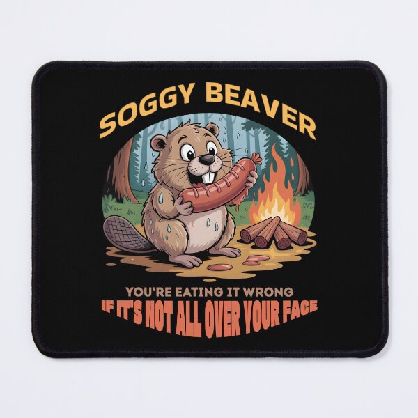 Item preview, Funny Beaver Bbq Lover Summer Party Camping designed and sold by Zayavca.