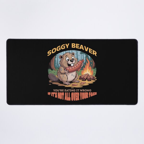 Item preview, Funny Beaver Bbq Lover Summer Party Camping designed and sold by Zayavca.