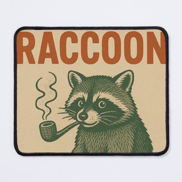 Item preview, Retro Poster Punk Raccoon Vintage designed and sold by Wild Blood Designs.