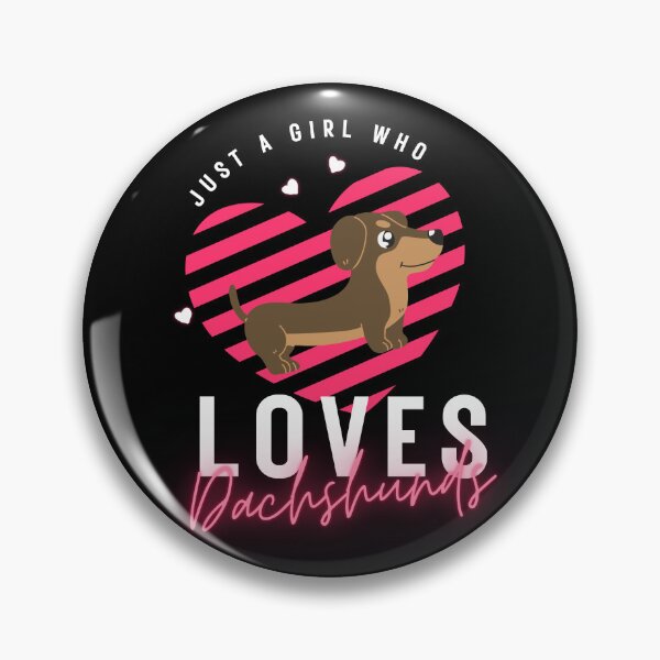 Item preview, Just a Girl Who Loves Dachshunds– Cute Dog Lover Gift designed and sold by GreenStardust.