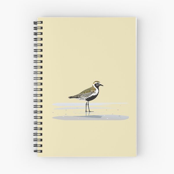 Item preview, The European Golden Pover - Minimalist Shorebird Art designed and sold by TheArtEngineer.