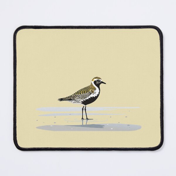 Item preview, The European Golden Pover - Minimalist Shorebird Art designed and sold by TheArtEngineer.