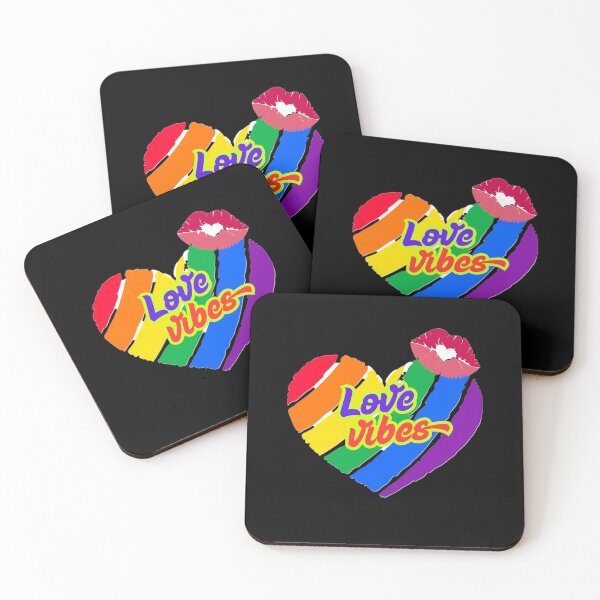 Item preview, LGBTQ+ heart with kiss designed and sold by Anyahoo84.