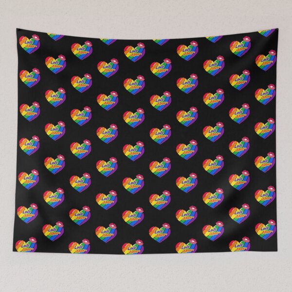 Item preview, LGBTQ+ heart with kiss designed and sold by Anyahoo84.