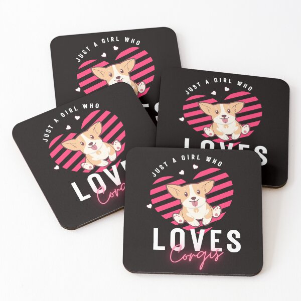 Item preview, Just a Girl Who Loves Corgis– Cute Dog Lover Gift designed and sold by GreenStardust.
