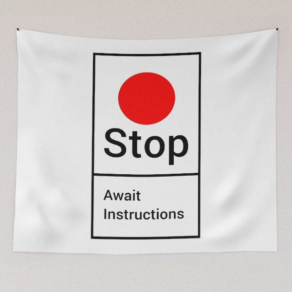 Item preview, British rail stop sign 1 designed and sold by TrainFanatic.