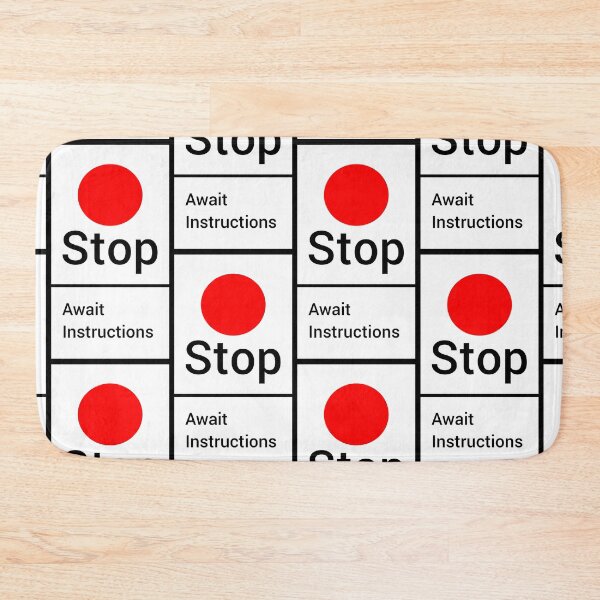 Item preview, British rail stop sign 1 designed and sold by TrainFanatic.