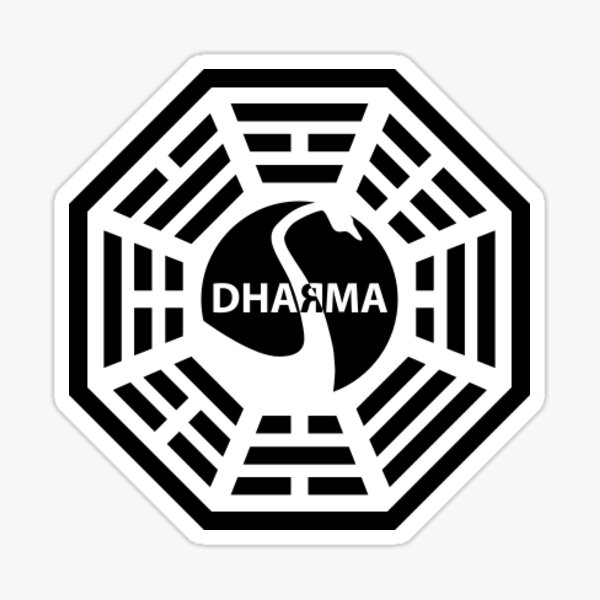 Item preview, The Dharma Initiative (Lost) Sticker designed and sold by SkateSpace.