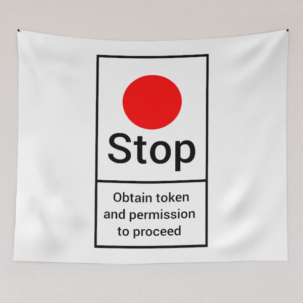 Item preview, British rail stop sign 3 designed and sold by TrainFanatic.
