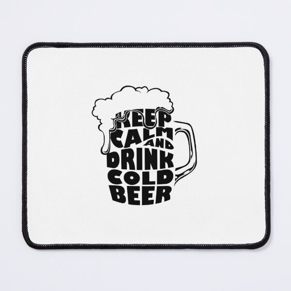 Item preview, Keep Calm and Drink Cold Beer - Beer Humor Art designed and sold by KhadijaBatool38.