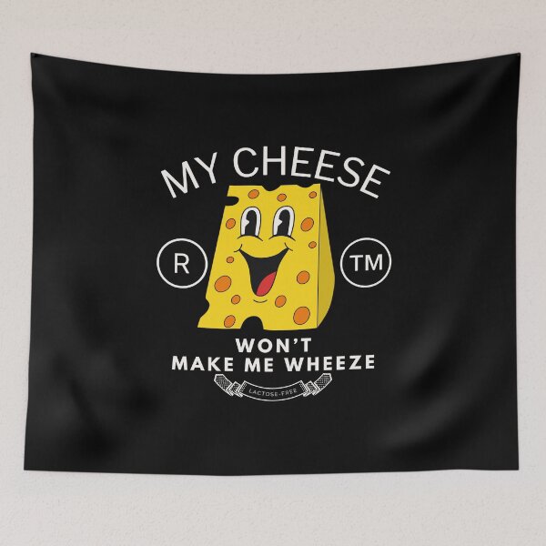 Item preview, Lactose-free cheese won't make you wheeze designed and sold by Peerless-Prime.