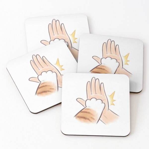 Item preview, cute handmade high five drawing designed and sold by NivyasArtistry.