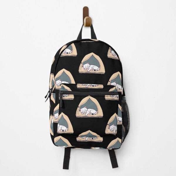 Item preview, A lazy cat inside a tent designed and sold by Be-Adventurous.