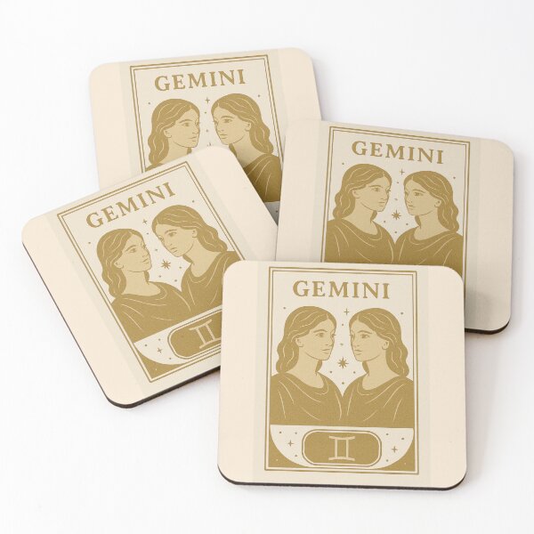 Item preview, Gemini Star Sign Astrology Illustration designed and sold by wonderxwander.
