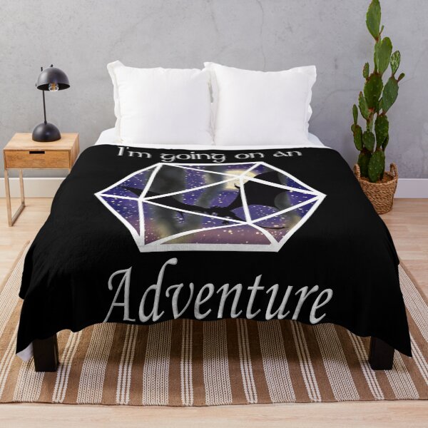 Item preview, I'm Going on an Adventure White Text Dragon designed and sold by Ivorycrow.