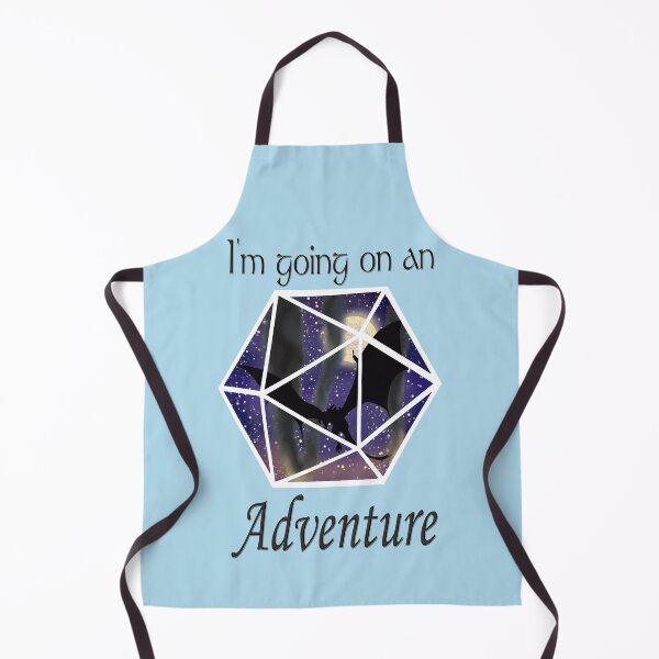 Item preview, I'm Going on an Adventure Black Text Dragon designed and sold by Ivorycrow.