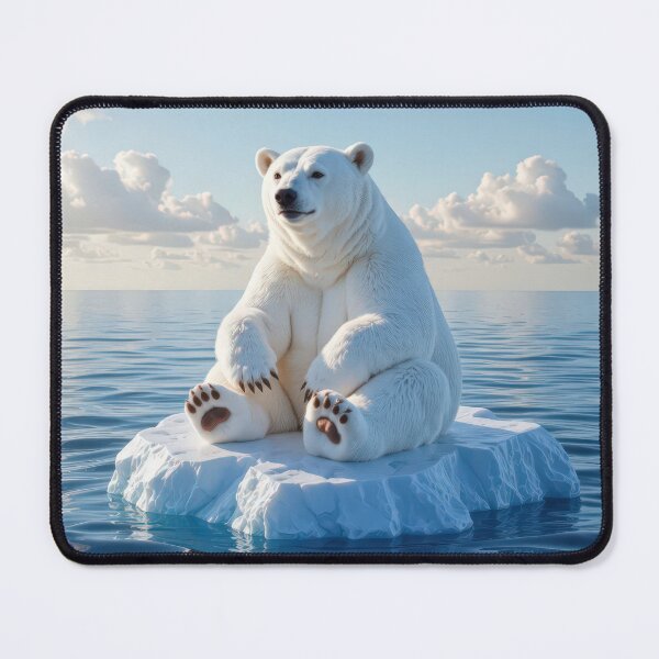 Item preview, Polar Bear Sitting On a Floating Ice Floe designed and sold by Maria Dryfhout.