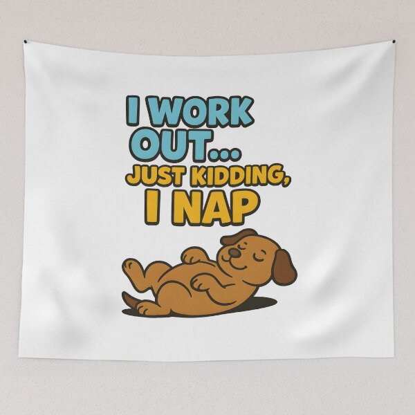 Item preview, I Work Out... Just Kidding, I Nap designed and sold by Uglyandcute.