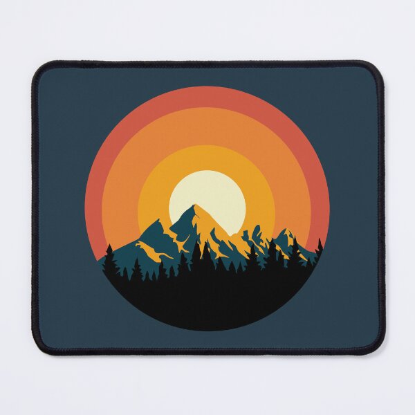 Item preview, Mountain sunset designed and sold by PeachyLitchi.