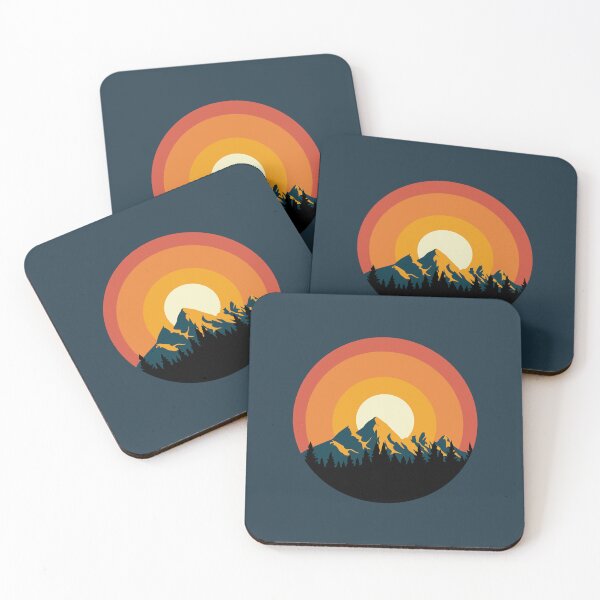 Item preview, Mountain sunset designed and sold by PeachyLitchi.