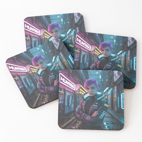Item preview, Huntrix ,futuristic hunting ,digital tracking , chasseur de démons kpop  designed and sold by dortmond.