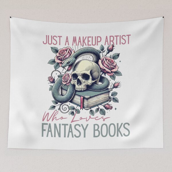 Item preview, Just a Makeup Artist Who Loves Fantasy Books designed and sold by I-wanna-T-shirt.