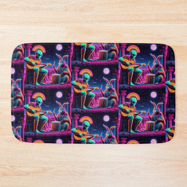 Item preview, Alien and cute bunny  designed and sold by Dogandesighn.
