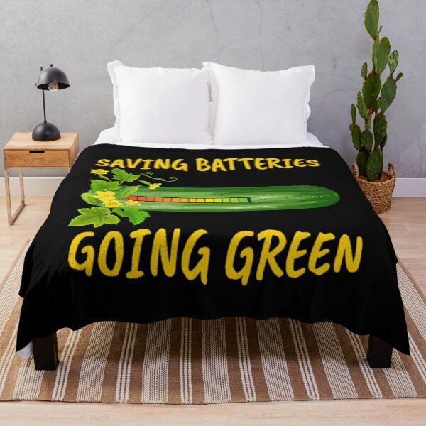 Item preview, Earth Day Funny Cucumber Saving Batteries Going Green Adult Humor  designed and sold by Zayavca.