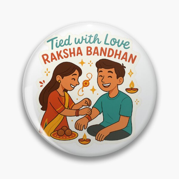 Item preview, Tied with Love – Raksha Bandhan Sticker designed and sold by Qusai998.