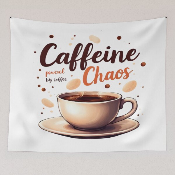 Item preview, Caffeine Chaos- Powered by Coffee designed and sold by MadetoCreate21.
