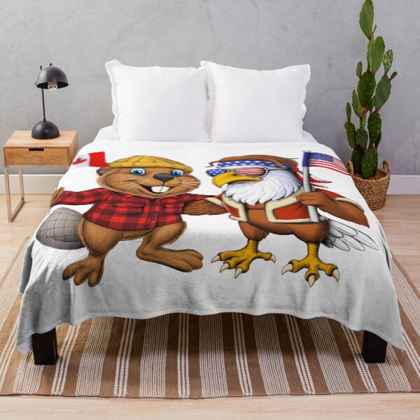 Item preview, Canadian Beaver American Bald Eagle designed and sold by underheaven.
