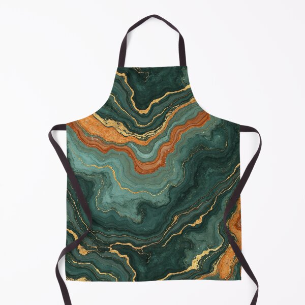 Item preview,  Green Orange Marble Texture – Natural Stone Layers with Gold Veins designed and sold by Wordsmith-Wear.
