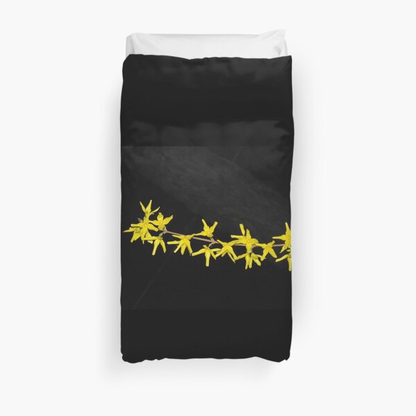Forsthyia by Night Duvet Cover