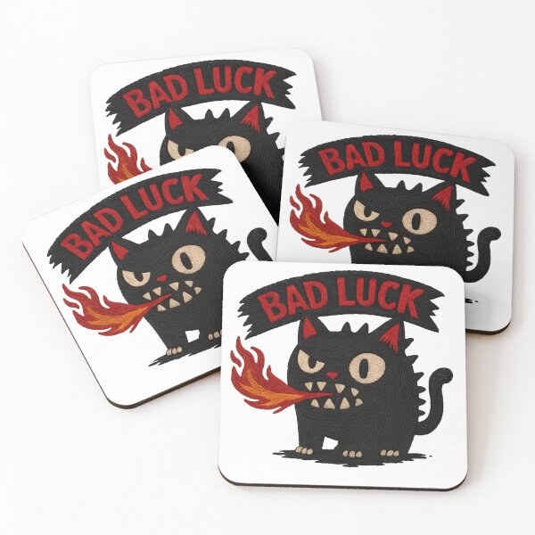 Item preview, Bad Luck Cat – Rebel Embroidery EFFECT designed and sold by For Glory.