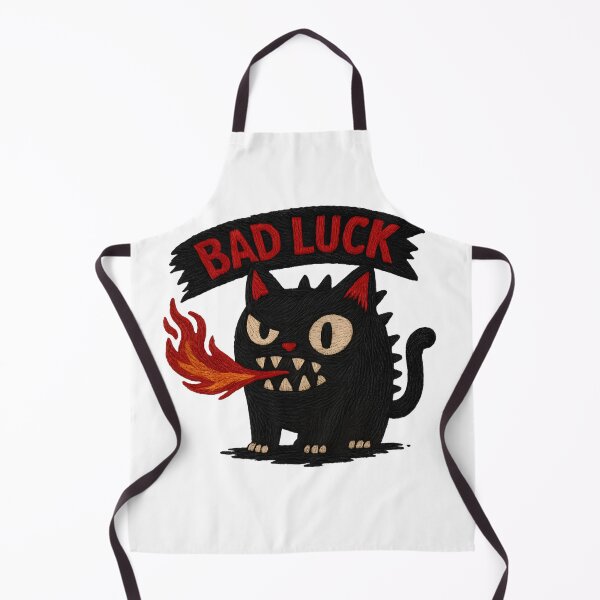 Item preview, Bad Luck Cat – Rebel Embroidery EFFECT designed and sold by 404 Energy.