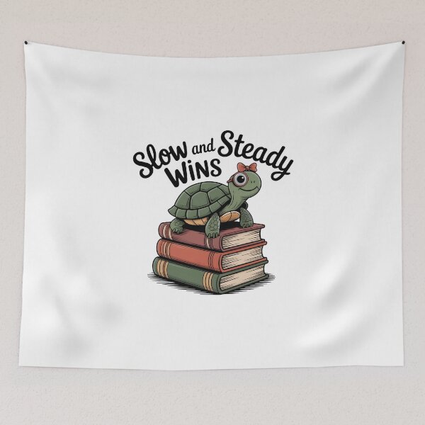 Item preview, Slow and steady wins designed and sold by trendspatterns.
