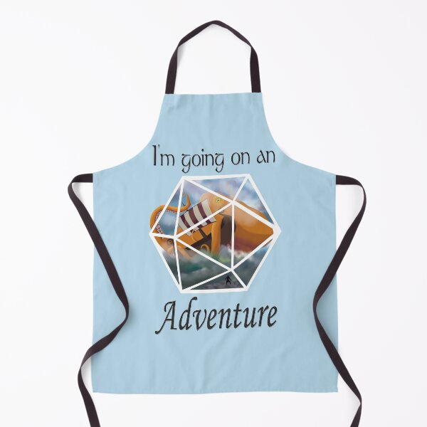 Item preview, I'm Going on an Adventure Black Text Kraken designed and sold by Ivorycrow.