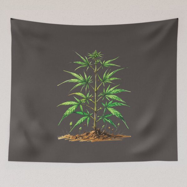 Item preview, Hemp Growth Chronicle Art designed and sold by Zakrytos ★★★★★.