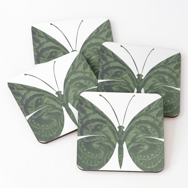 Item preview, A green butterfly designed and sold by LiviaPenroseDesigns.