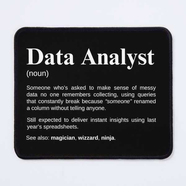 Item preview, Data Analyst Funny Data Definition designed and sold by CuteLovelyDesigns.