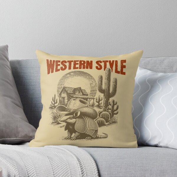 Item preview, WESTERN STYLE Southwestern Armadillo Cowboy designed and sold by Wander X Design.