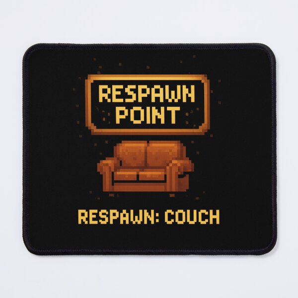 Item preview, Respawn Point Couch Sticker Pixel Art Gamer designed and sold by MysticArtisan.