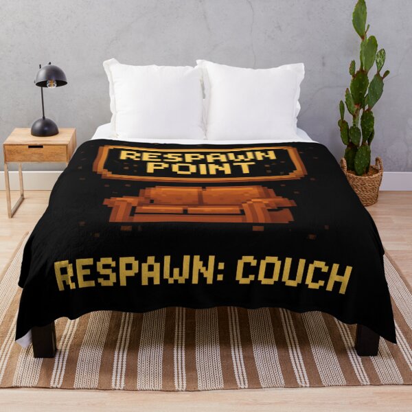 Item preview, Respawn Point Couch Sticker Pixel Art Gamer designed and sold by MysticArtisan.