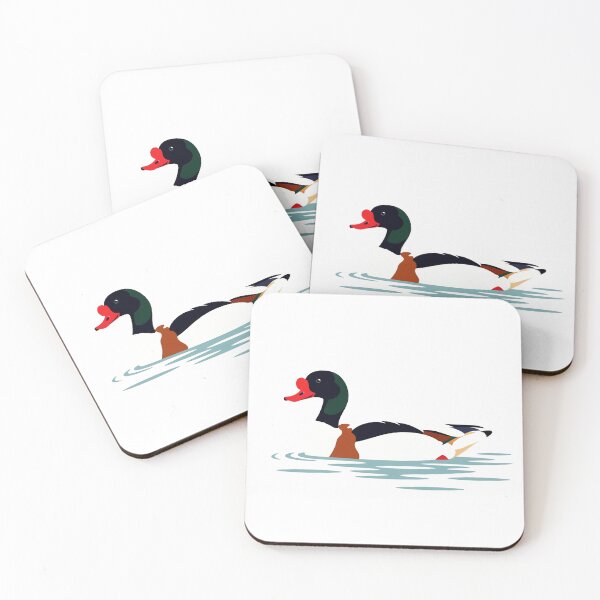 Item preview, The Common Shelduck - Minimalist Duck Art designed and sold by TheArtEngineer.